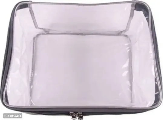 Cygnet Fashionista High Quality Multipurpose transparent Plain Saree Cover 1PC Capacity 10-15 Units Saree/Blouse Each  (Grey)