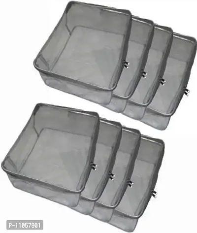 Classy Non Woven Multi Use Storage/Organizer Bags, Pack of 8-thumb0