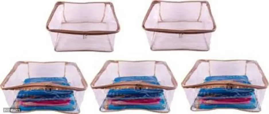 Classy Non Woven Multi Use Storage/Organizer Bags, Pack of 5