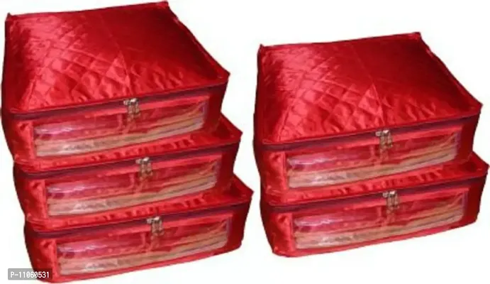 Classy Non Woven Multi Use Storage/Organizer Bags, Pack of 5