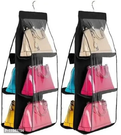 15 Pcs Dust Bags for Handbags Purse Storage Organizer 3 Size Clear Purse  Organizer Hanging Handbag