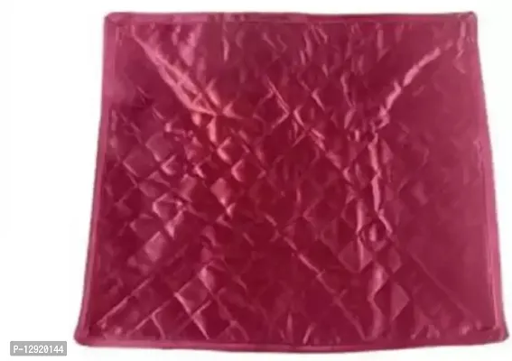 CLASSECRAFTS Saree cover High Quality Travelling Bag Pack of 2Pcs satin large(Maroon)-thumb3