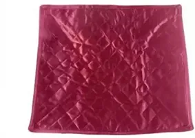 CLASSECRAFTS Saree cover High Quality Travelling Bag Pack of 5Pcs satin large(Maroon)-thumb2