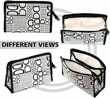 CLASSECRAFTS Pack of 1 Pcs Toiletry Organizer Jewelry Makeup Kit Bag Cosmetic Pouch Travel Organizer Travel Toiletry Kit(White)-thumb2