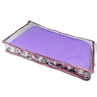 CLASSECRAFTS Pack of 1 Pieces 6rod satin bangle box,vanity box,jewellery box,makeup storage vanity box, jeweller box Vanity Box  (Purple)-thumb1