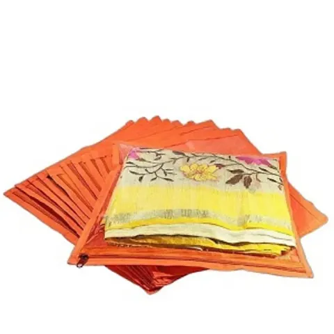 Non Woven Single Packing Saree Covers(12 Pieces)