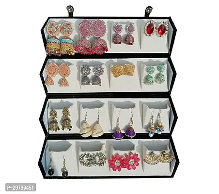 Useful 16 Pair Of Earring Studs Storage Box