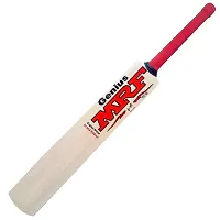 Genius MRF Popular Willow Cricket Bat with Cover (No. 6) with 1 ball-thumb1