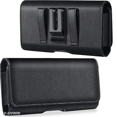 Modern Leather Mobile Belt Pouch Cover Holster Case with Belt Clip-thumb0