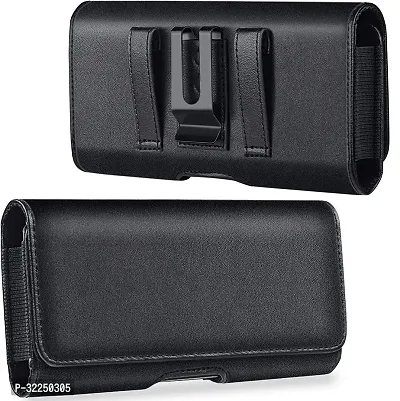 Modern Leather Mobile Belt Pouch Cover Holster Case with Belt Clip