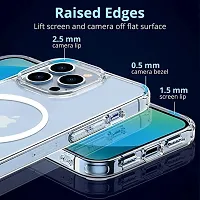 Stylish Transparent Back Case Cover for Apple iPhone 16 Pro-thumb1