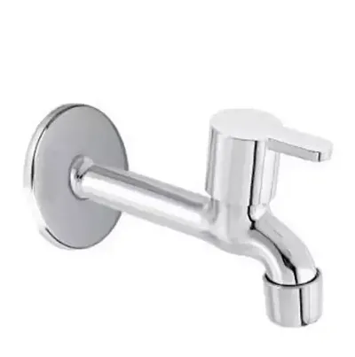 Cossimo Marc Stainless Steel Long Body Bib Tap With Wall Flange
