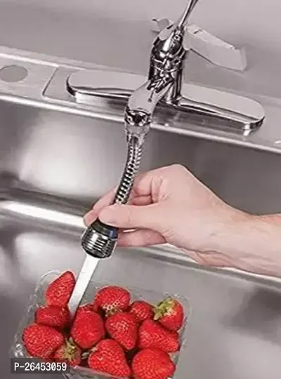 Livefast Faucet 360 Rotate Flexible Kitchen Water Sink Tap Nozzle | SilverHandle Controlled-thumb0