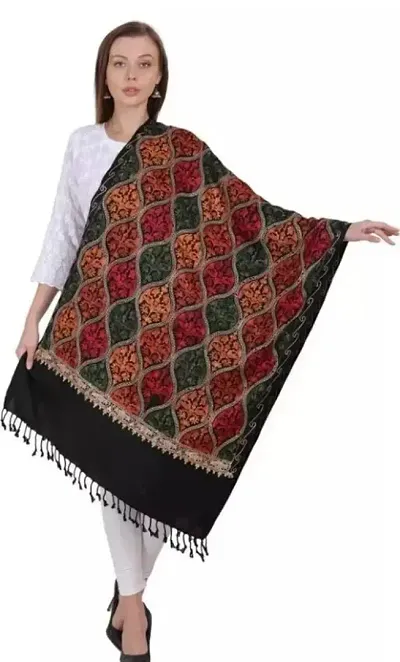 Stylish Wool Self Pattern Dupatta for Women