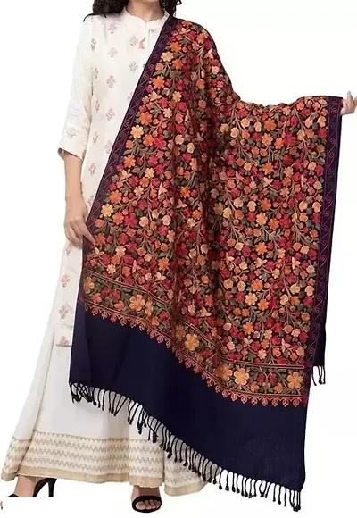 Stylish Wool Self Pattern Dupatta for Women