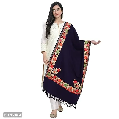 Classic Wool Embroidered Shawls  for Women-thumb0