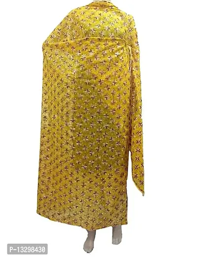 Kanchan Phulkari Dupatta With Sippi Work