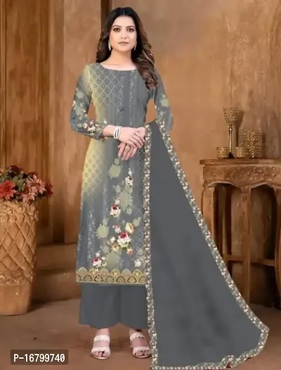 Cotton printed dress on sale material with chiffon dupatta