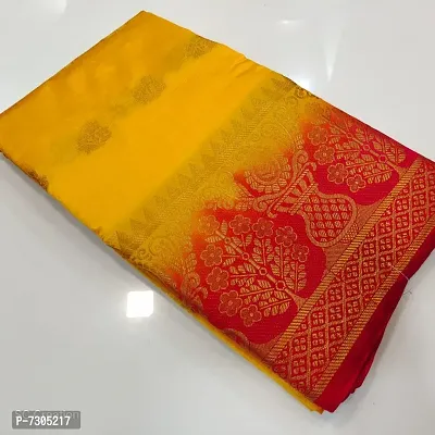 Classic Tussar Silk Woven Saree with Blouse piece-thumb0