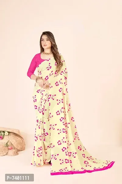 Panda Georgette Saree