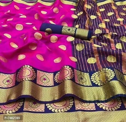Beautiful Cotton Silk Saree with Blouse piece