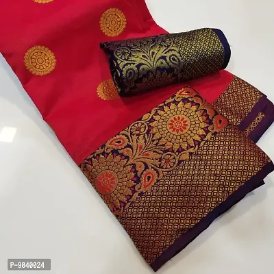 Classic Cotton Silk Woven Saree with Blouse piece