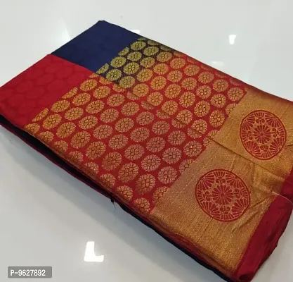 Classic Tussar Silk Woven Saree with Blouse piece-thumb0