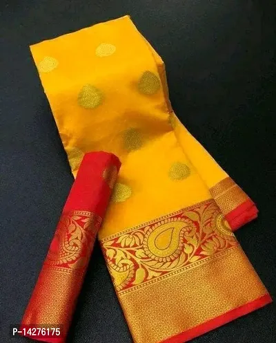 Classic Cotton Silk Woven Saree with Blouse piece