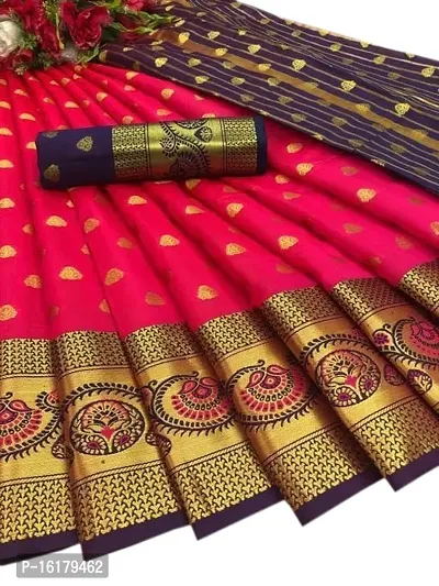 Beautiful Cotton Silk Saree with Blouse piece