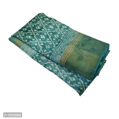 Beautiful Cotton Printed Saree With Blouse Piece