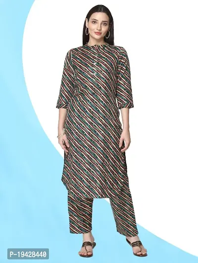 Women Cotton Blend Kurta and Pant Set