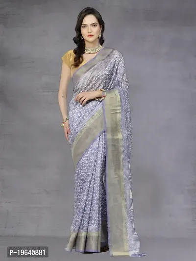 Womens Cotton Blend Saree