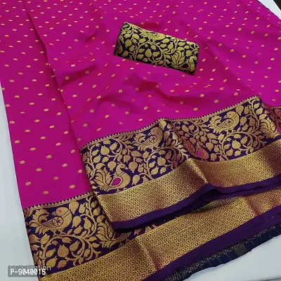 Classic Cotton Silk Woven Saree with Blouse piece
