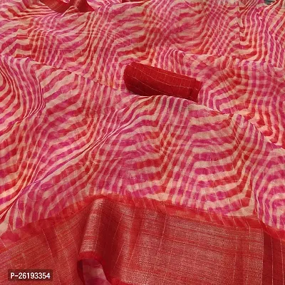 cotton saree with Blouse-thumb0