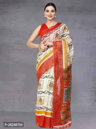 Classic Cotton Saree with Blouse piece for women