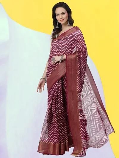 Best Selling Cotton Saree with Blouse piece 