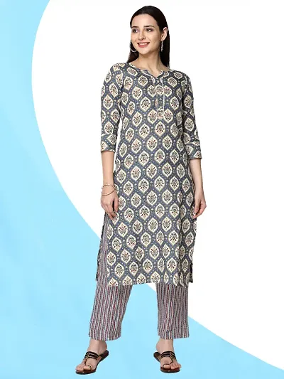 Stylish Cotton Printed Dress Material With Dupatta