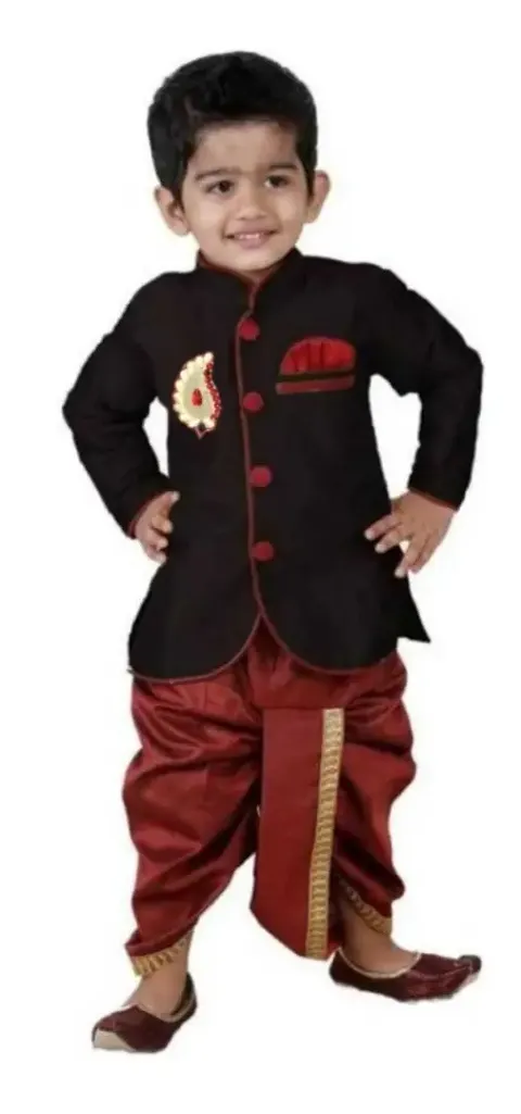 Boy's Festive/ Party/ Wedding Kurta, Dhoti & Pant Set