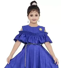 Classic Cotton Blend Dress for Kids Girl-thumb2