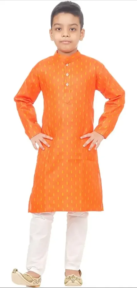 Casual Kurta Pyjama Set For Boys