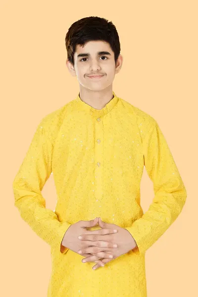 Boys Festive  Party Kurta and Pyjama Set