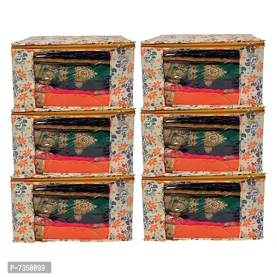 Stylish Designer Non Woven Saree Covers - Pack Of 6