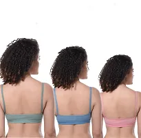 Stylish Cotton Blend Bra for Women, Pack of 3-thumb3