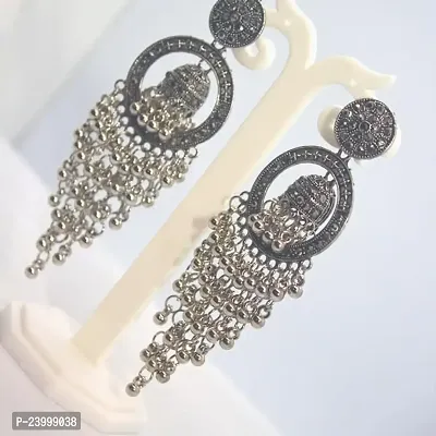 Elegant Brass Earrings for Women-thumb0