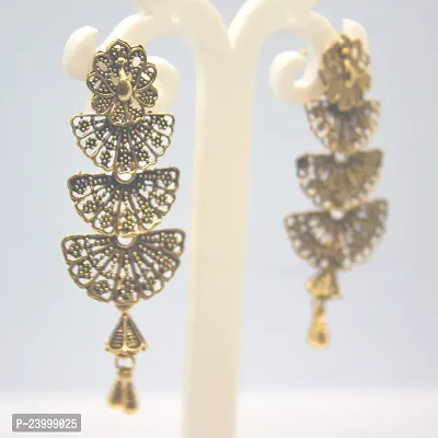 Elegant Brass Earrings for Women-thumb3