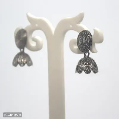 Elegant Brass Earrings For Women-thumb0