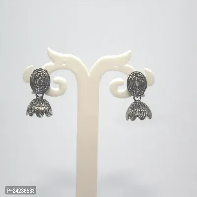 Elegant Brass Earrings For Women-thumb2