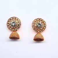 Elegant Brass Earrings For Women-thumb1