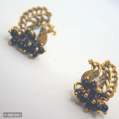 Twinkle Station Trending Peacock Stud earrings for women  girls-thumb0