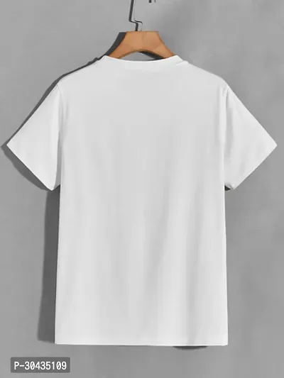 Trendy Polyester Solid White T-Shirt-thumb2